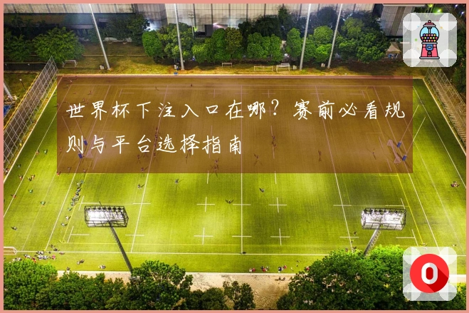 世界杯下注入口在哪？赛前必看规则与平台选择指南
