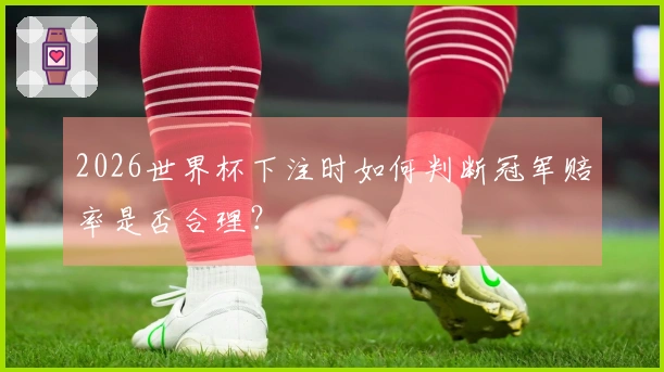 2026世界杯下注时如何判断冠军赔率是否合理？