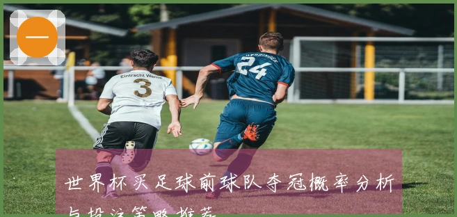 世界杯买足球前球队夺冠概率分析与投注策略推荐