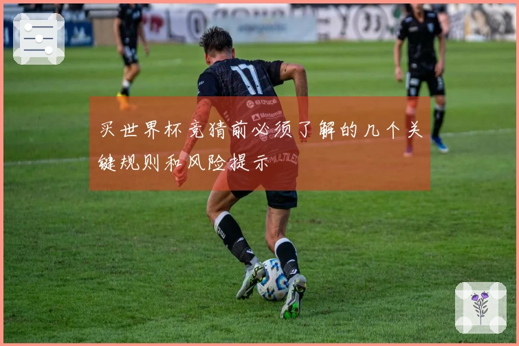 买世界杯竞猜前必须了解的几个关键规则和风险提示